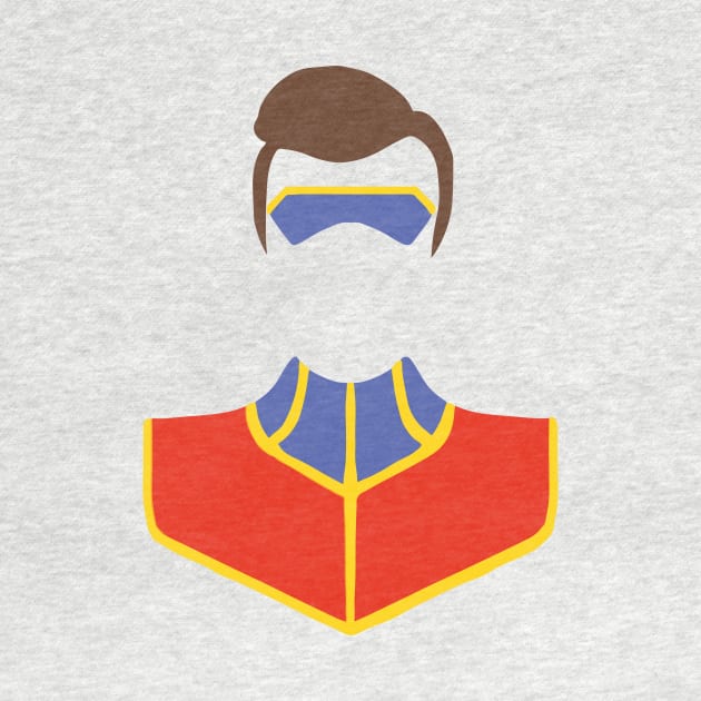 Captain Man Silhouette by Linneke